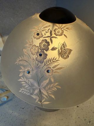 Lampada da tavolo in vetro vintage MURANO.