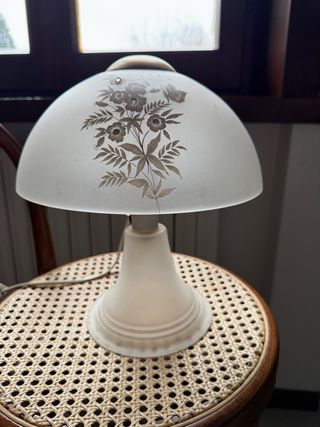 Lampada da tavolo in vetro vintage MURANO.