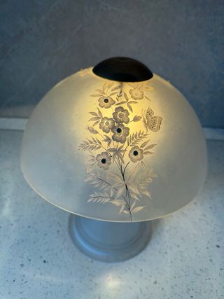 Lampada da tavolo in vetro vintage MURANO.