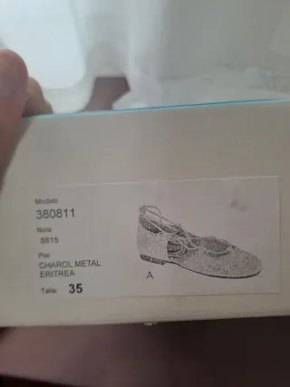 Zapatos comunión niña.