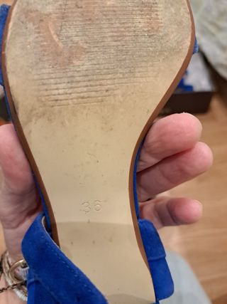 Zapatos de tacón ZENDRA azul verano