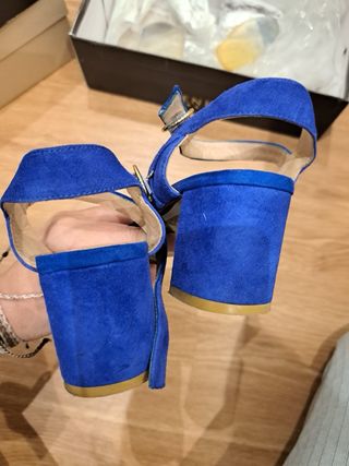 Zapatos de tacón ZENDRA azul verano