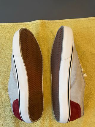 Scarpe Zara Grigie Rosse Tg 41