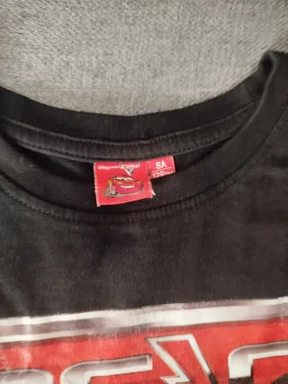 Camiseta niño Cars Rayo McQueen 9 años
