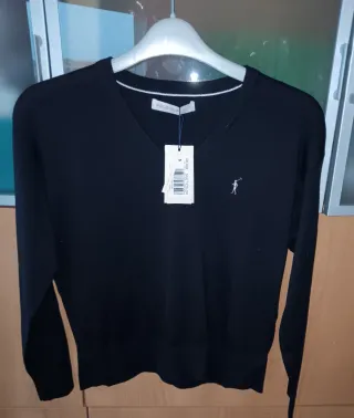 Jersey Polo Club Negro Talla S Nuevo