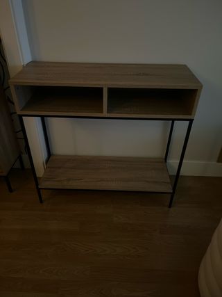 Recibidor moderno metal y madera