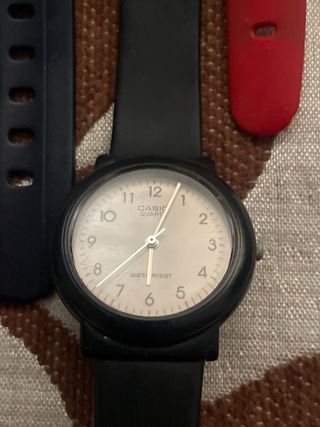 Reloj Casio Illuminator Negro y Rojo