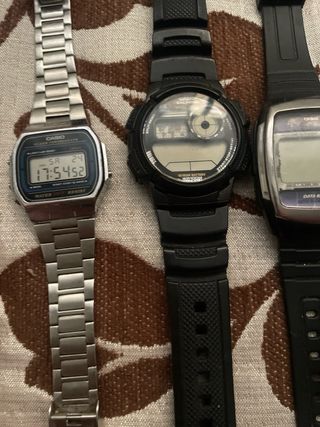 Reloj Casio Illuminator Negro y Rojo