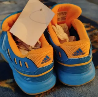 ZapatillasAdidasNiños Azul/NaranjaSin Estrenar35.5