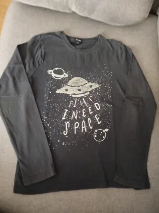 Camiseta niño 9 años espacio