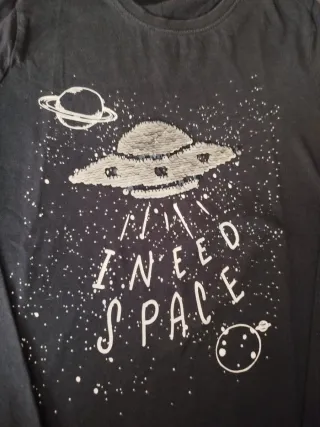 Camiseta niño 9 años espacio