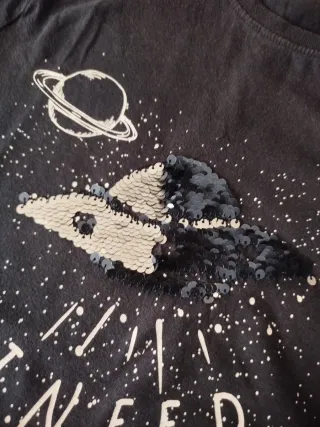 Camiseta niño 9 años espacio