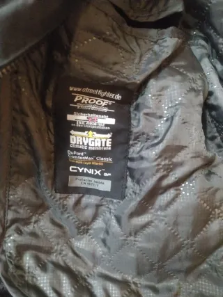 Chaqueta Moto Street Fighter Negra