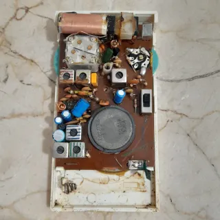 Radio vintage Philips D1550 Blanca Años 80