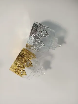 Scatoline Portaconfetti/Oggetti Corona Oro Argento