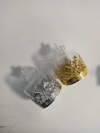 Scatoline Portaconfetti/Oggetti Corona Oro Argento