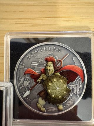 Onza plata legendary warriors