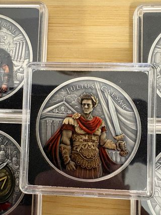 Onza plata legendary warriors