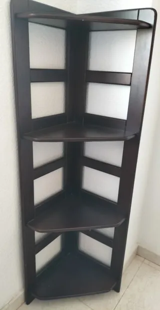 Estantería Esquinera Madera 1.50m