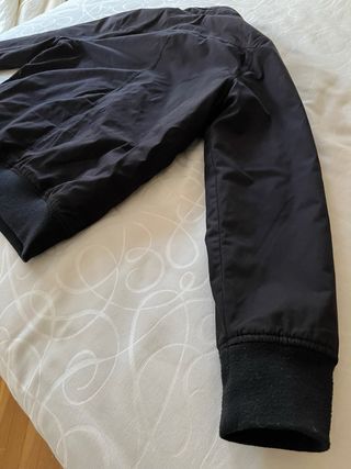 Cazadora Bomber Schott Negra Talla XL