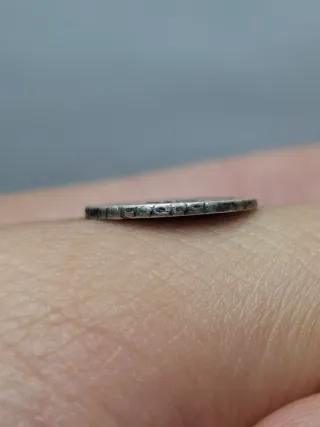 Moneda 1/4 de Real Lima 1850 🇵🇪