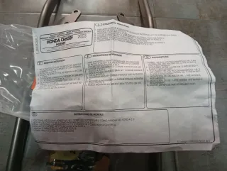 Barras Soporte Baúl Honda Hornet 03