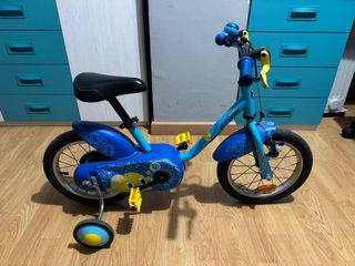 Bicicleta infantil 14 pulgadas azul
