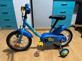 Bicicleta infantil 14 pulgadas azul