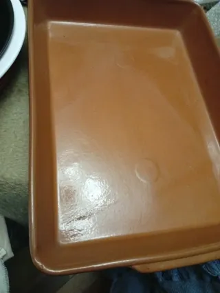 Bandeja Horno Cerámica Marrón