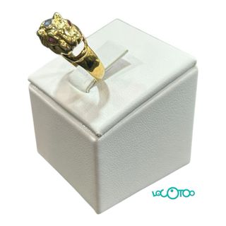 Anillo Oro 18K Guepardo 4gr
