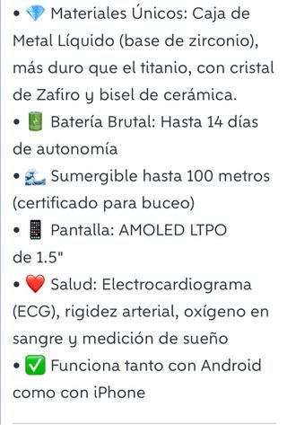 Huawei Watch Ultimate Negro