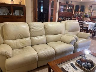 Sofá y sillón Lester de dos plazas extraibles