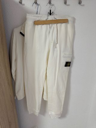 Conjunto Stone Island Hombre Blanco