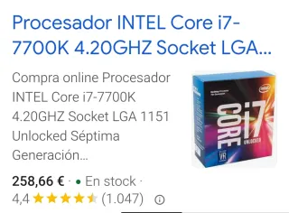 Intel i7 + Placa Base ASUS Z170-P + Caja PC