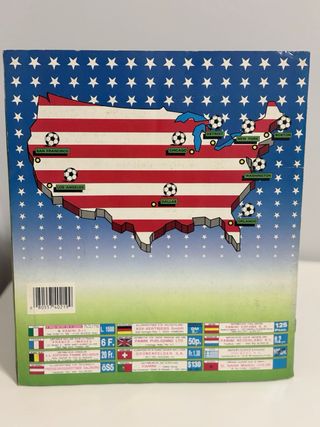 Álbum Panini Mundial USA 94 Completo