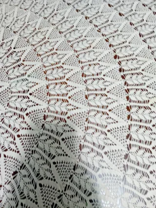 Tondo uncinetto fatto a mano diametro 150 cm