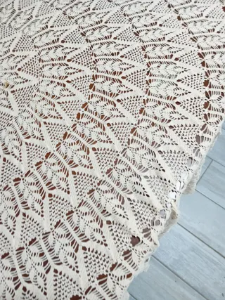 Tondo uncinetto fatto a mano diametro 150 cm