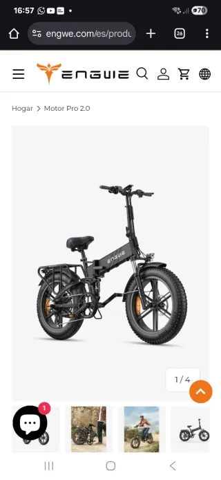 Bicicleta Eléctrica Engine Pro 2.0 Boost