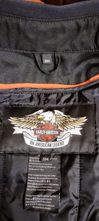 Chaqueta Moto Harley Davidson Negra