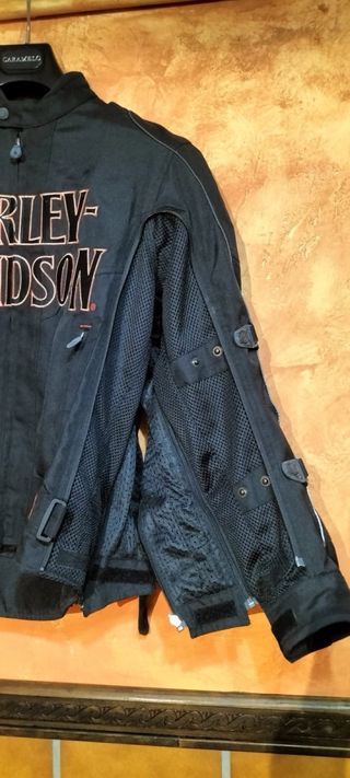 Chaqueta Moto Harley Davidson Negra