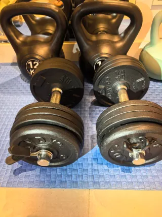 Juego Mancuernas Ajustables