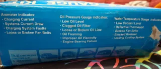 Triple Reloj (Voltímetro, Temperatura, Aceite) - C