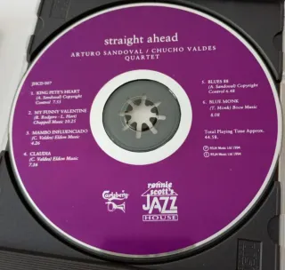 4 CDs Música Jazz Arturo Sandoval