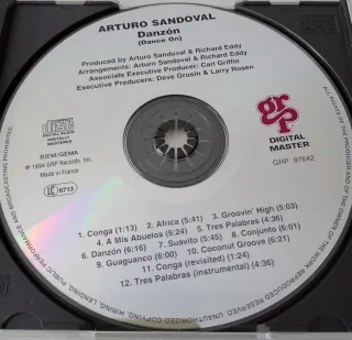 4 CDs Música Jazz Arturo Sandoval