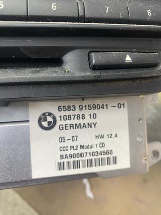 Radio CD GPS BMW E91 CCC
