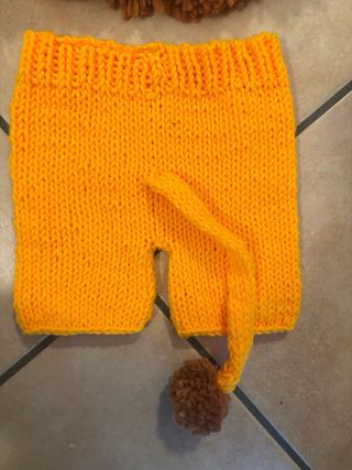 Vestito neonato leone per foto