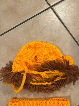 Vestito neonato leone per foto