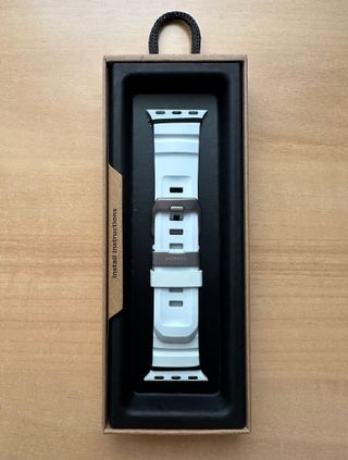 Apple Watch X Nomad 49mm Rocky Point Icy Blue Glow