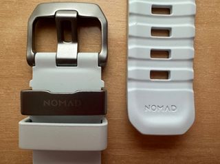Apple Watch X Nomad 49mm Rocky Point Icy Blue Glow