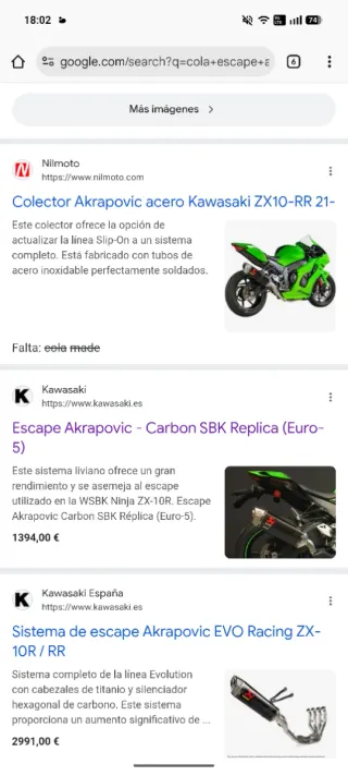 Escape ZX10R 2021-24 Homologado ZX10R